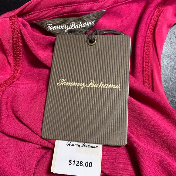 Tommy Bahama Tambour Racerback Maxi Dress Papaya - Picture 4 of 7